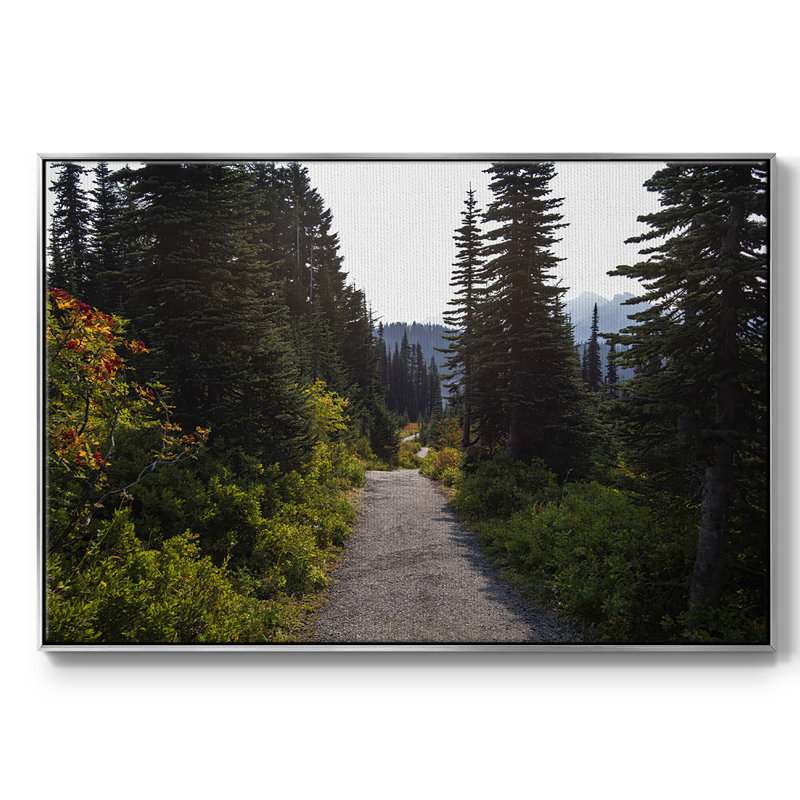 " Endless Path ", 37" H x 25" W x 2" D, Silver