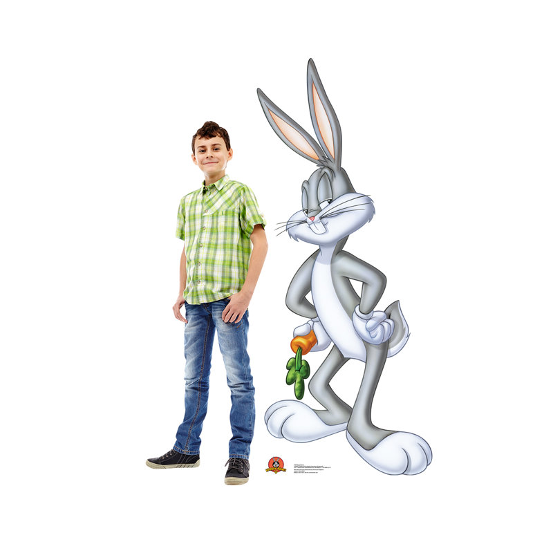 Bugs Bunny Life-Size Gray and White Cardboard Standup