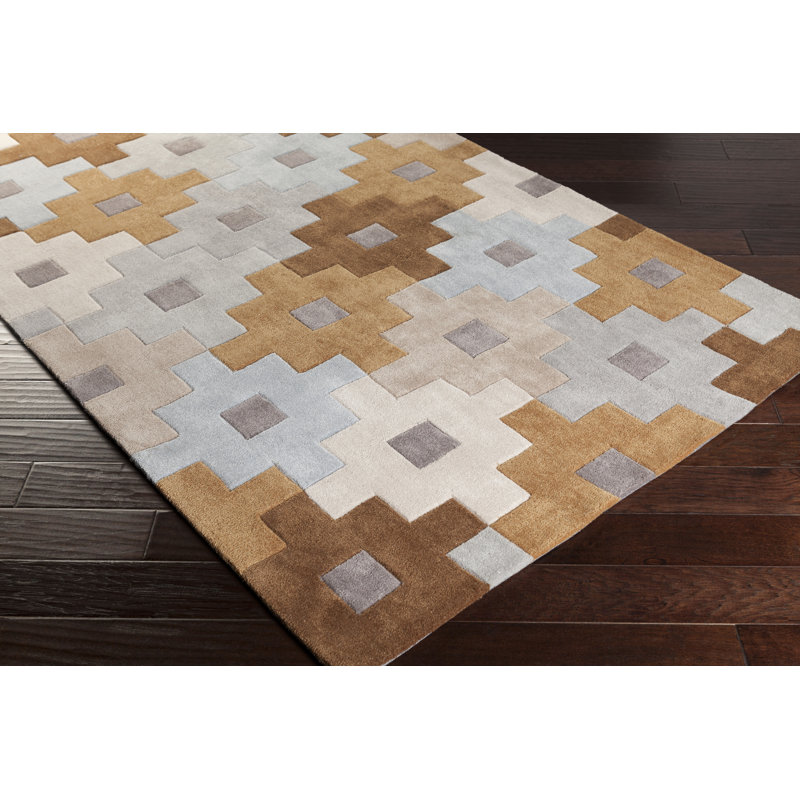 Shurtz Geometric Indoor Rug, Rectangle 9' x 13'