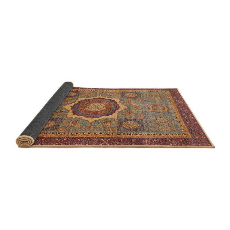 Tapis abstrait moderne 1471, Rond 8 pi
