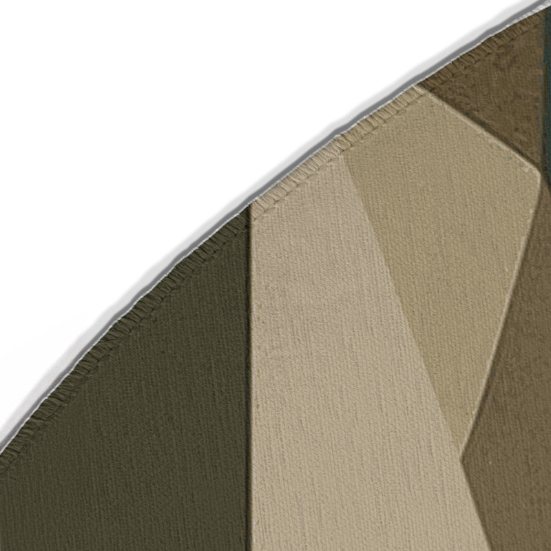 Hunter Terrain Indoor And Outdoor Area Rug, Round 5'