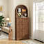 Armoire de rangement arquée pour chaussures avec 3 tiroirs rabattables-1695663414