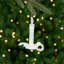 Mini guirlande de Noël avec peluches et arbres Jingle Bells - 5,75 pi