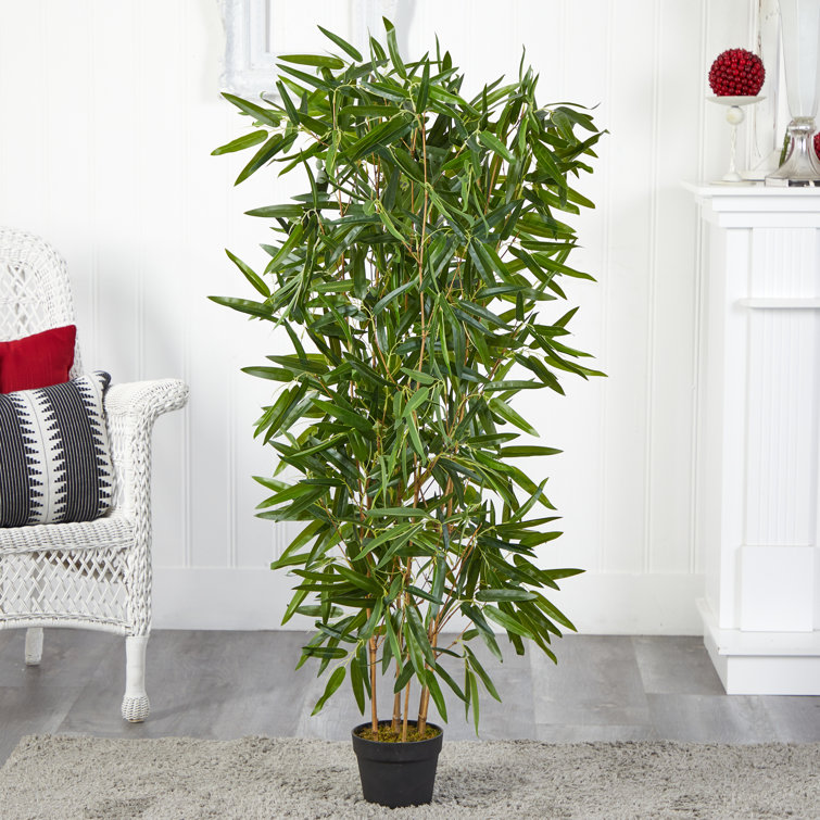 World Menagerie 4ft. Bamboo Artificial Tree (Real Touch) UV Resistant  (Indoor/Outdoor)