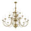 Lustre à niveaux 22 lumières Benedetto-443755534
