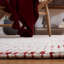 Bolog Hand Loomed Wool/Cotton Geometric Rug in Red/Ivory-1702798596
