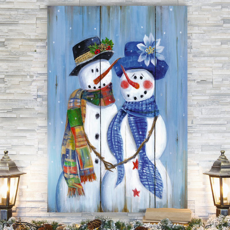 «Baby It's Cold Out Side» par Parvez Taj - reproduction d'art sur toile tendue, H 40 po x l 30 po x P 1 po