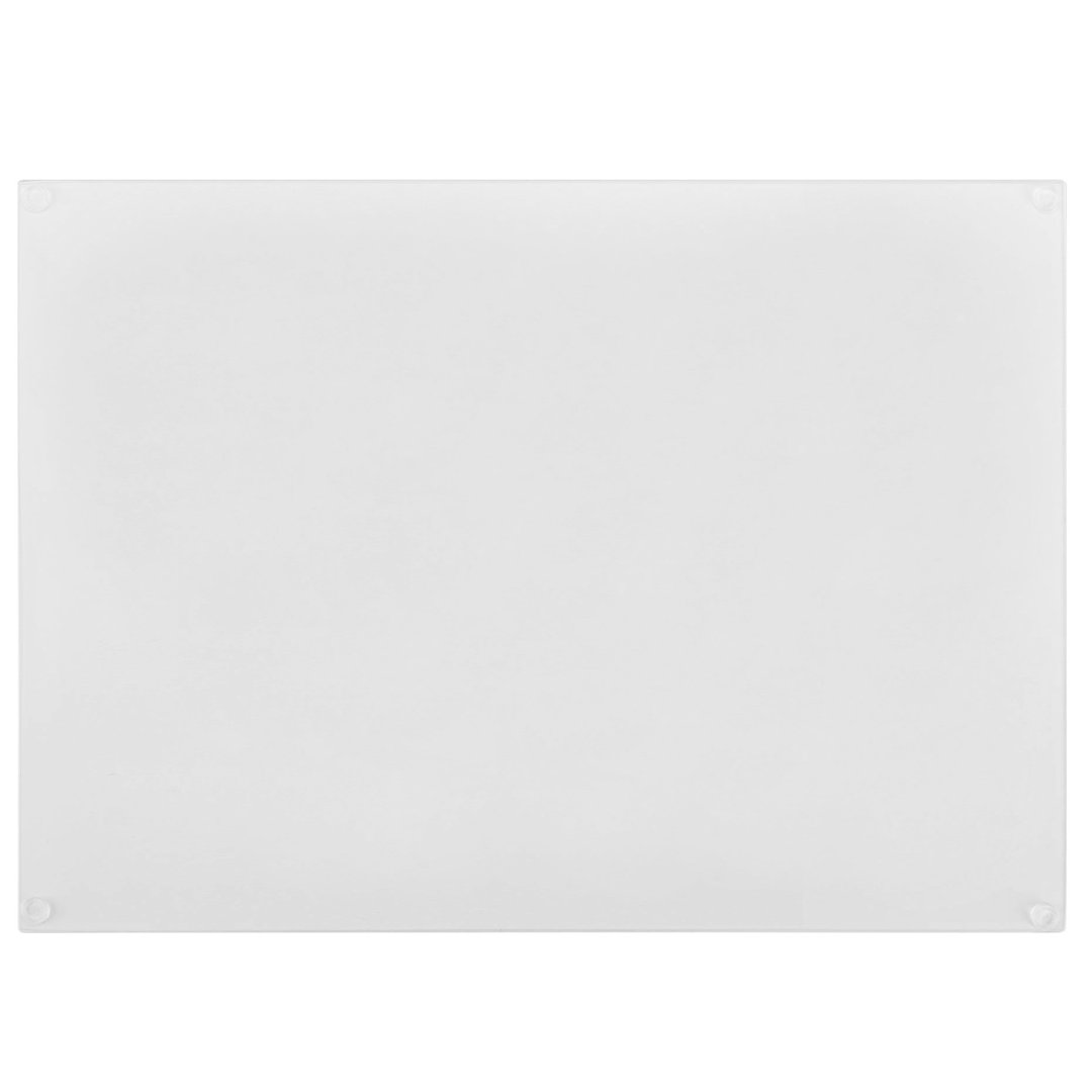Tempered Glass White Blooming Roses by Pierre-Joseph Redoute Chopping Board