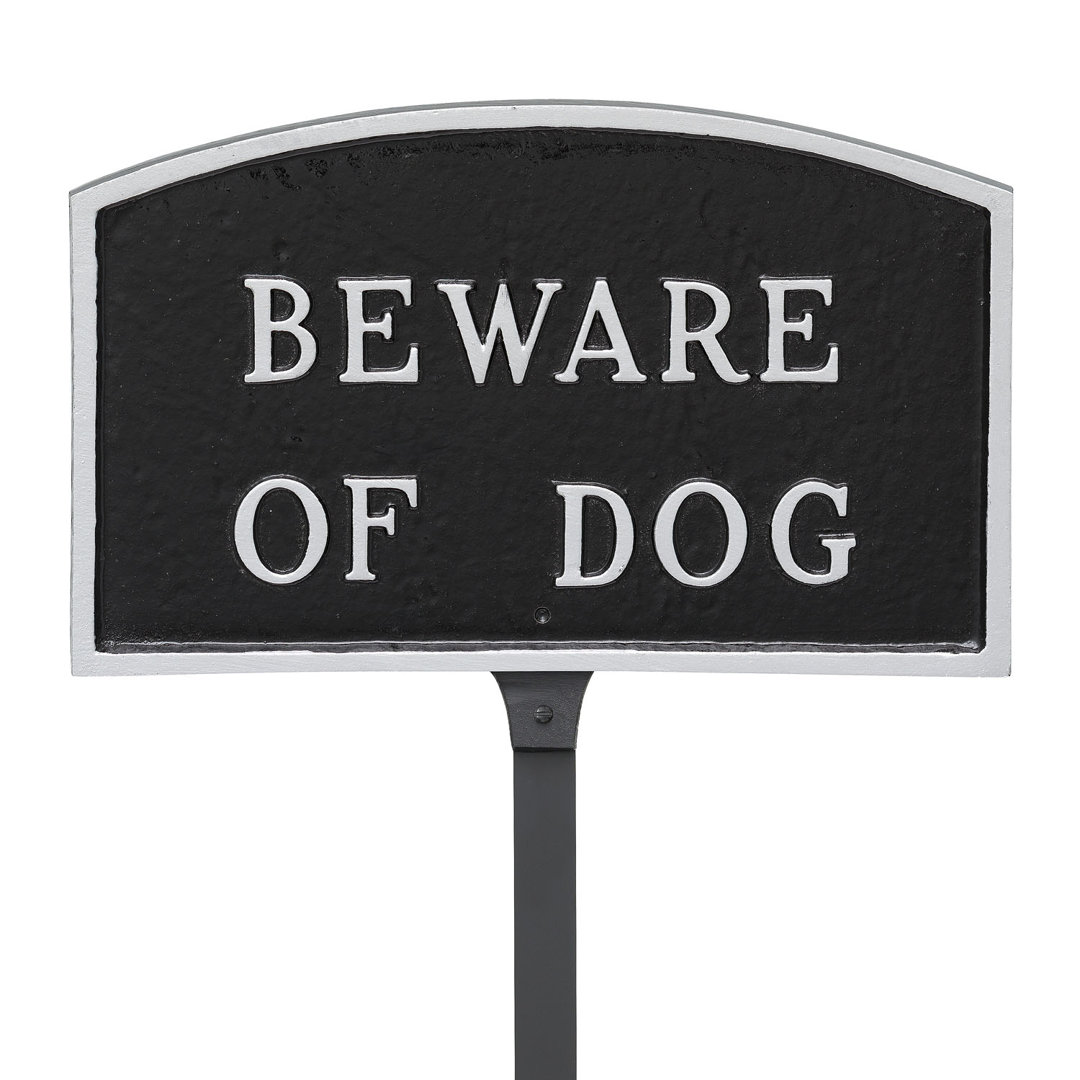 Weather Resistant Metal Garden Sign Red Barrel Studio® 