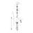 Metris C Single Hole Bathroom Faucet with Drain Assembly-5957264