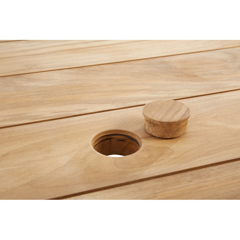 Truss Outdoor Teak Dining Table