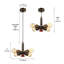 Luminaire suspendu rustique 4 lumières Perz