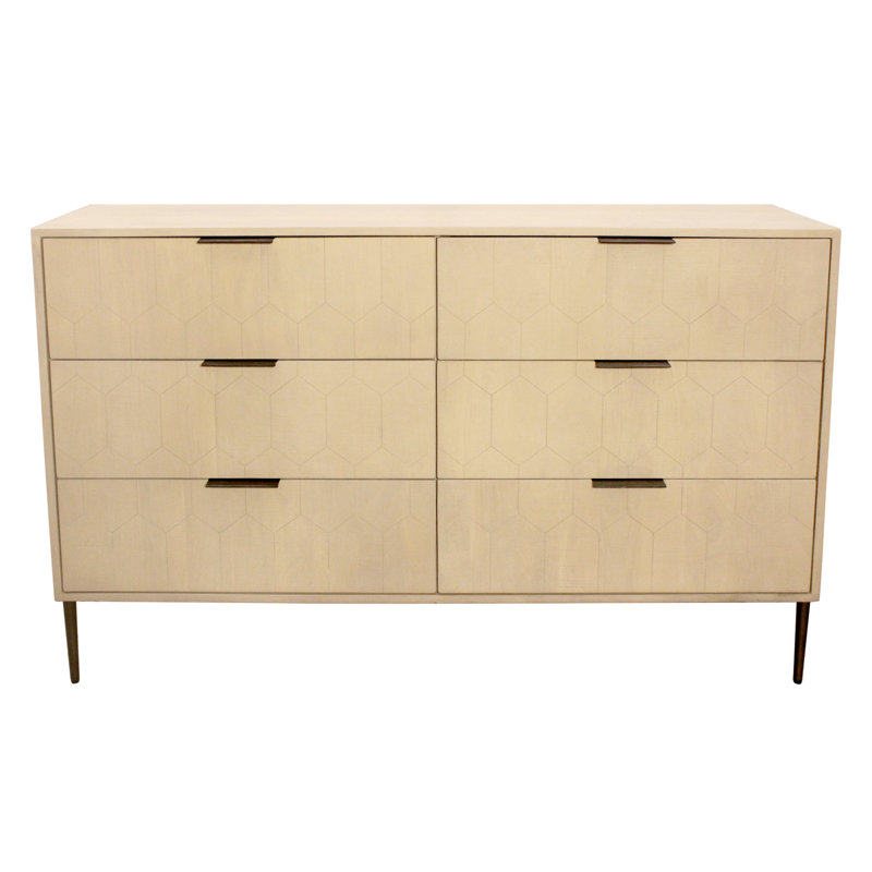 Ren 4-drawer Chest In Contemporary Aged Natural Finish On Solid Wood