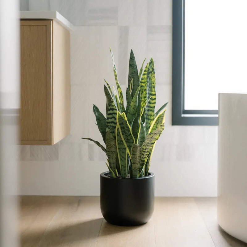 Plantes artificielles 30 po en pots noirs