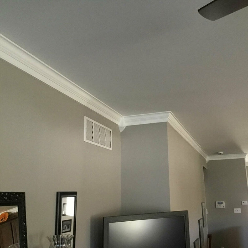 White Medium Crown Molding Inside Corner Block Pack of 4