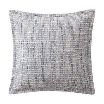 Tweed Brown/Blue/Black Polyester Piece Sham