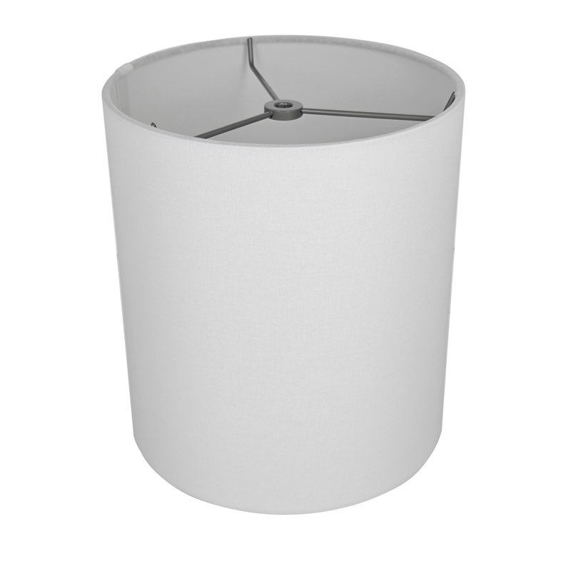 Abat-jour cylindrique petit 9 po en haut x 9 po en bas x 10 po, Blanc cassé