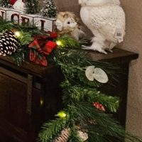 The Holiday Aisle® 11 Faux Fur Feather Snow Owl & Reviews