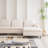 Modern L-shaped Sectional Sofa With Two Pillows-87467727