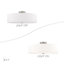 Plafonnier semi-encastré 5 lumières Bazilijus-430015665-430015666