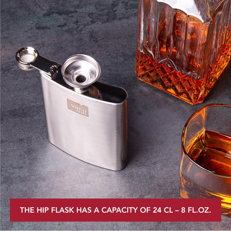 Hip Flask Stainless Steel - Vacu Vin