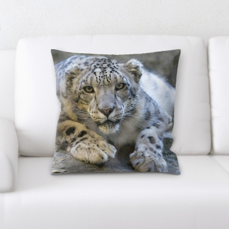 Coussin snow leopard