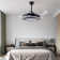 Berardi 42 Inch Retractable Ceiling Fans with Lights and Remote