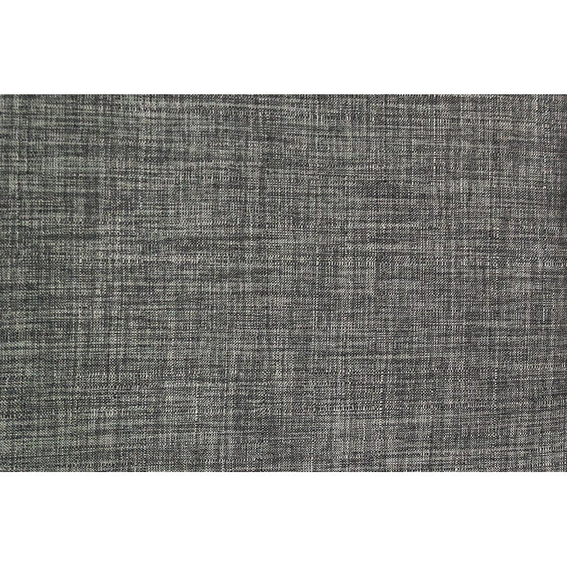 Ensemble de 2 chaises de salle à manger en tissu gris anthracite