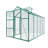 Walk-In Outdoor Greenhouse, Polycarbonate Greenhouse With Aluminum Frame, Adjustable Vents, Lockable Door For Backyard-121528997-121528995