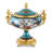 Classic & Elegant 15 Inch Cherub Porcelain and Bronze Jar with Ornate Handle for Home, Room Decor