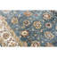 Tapis bleu et doré de haute qualité noué à la main