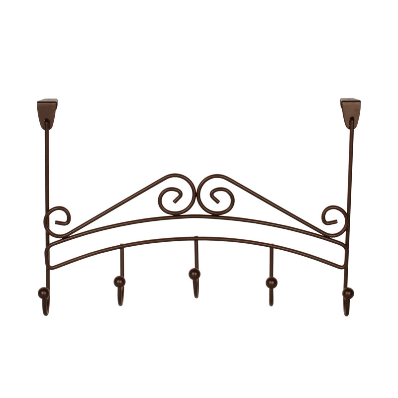 Yorkshire Metal Over-the-Door Coat Rack, Bronze
