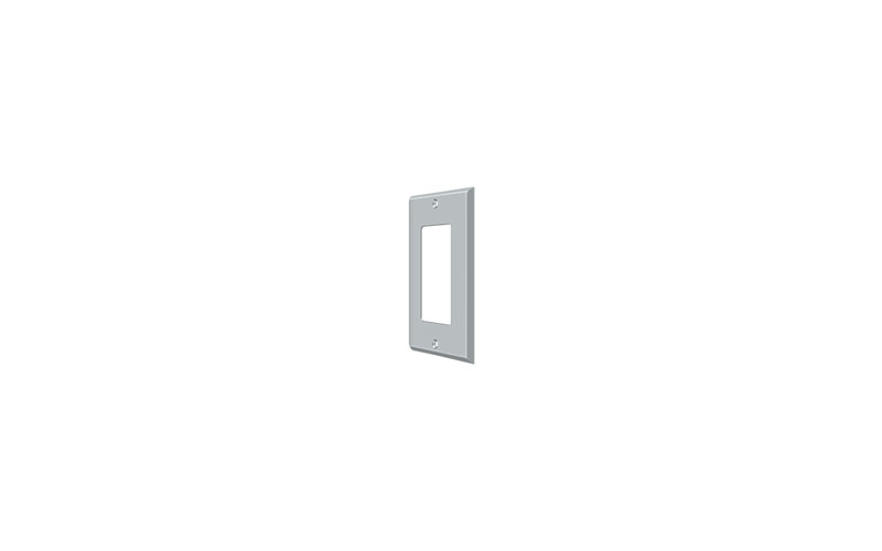 Deltana SWP4754U26D Switch Plate, Single Rocker in Brushed Chrome, Chrome