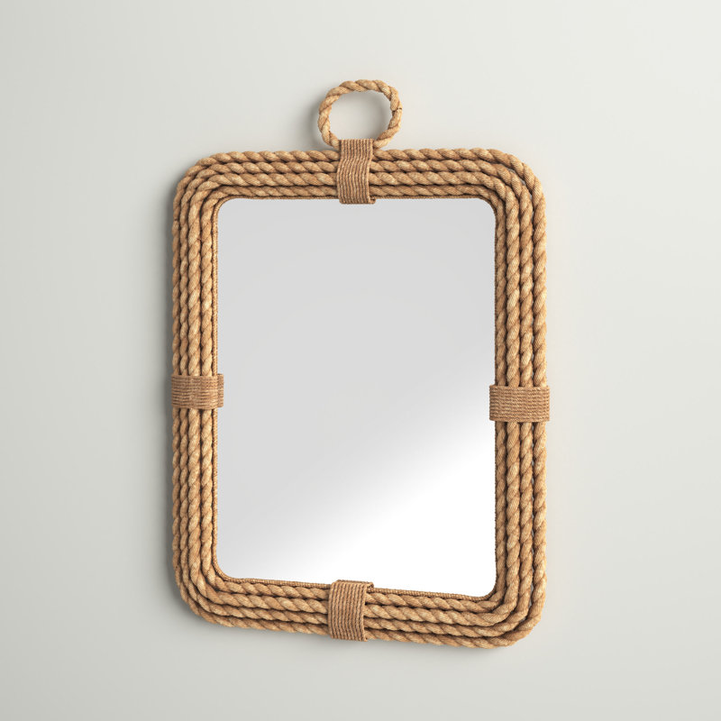 Teagan Rope Wall Mirror, Natural