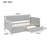 Twin Size Pine Wood Daybed With Two Storage Drawers-1791462537