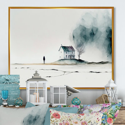 «Countryhouse In The Middle Of Nowhere VI», reproduction sur toile