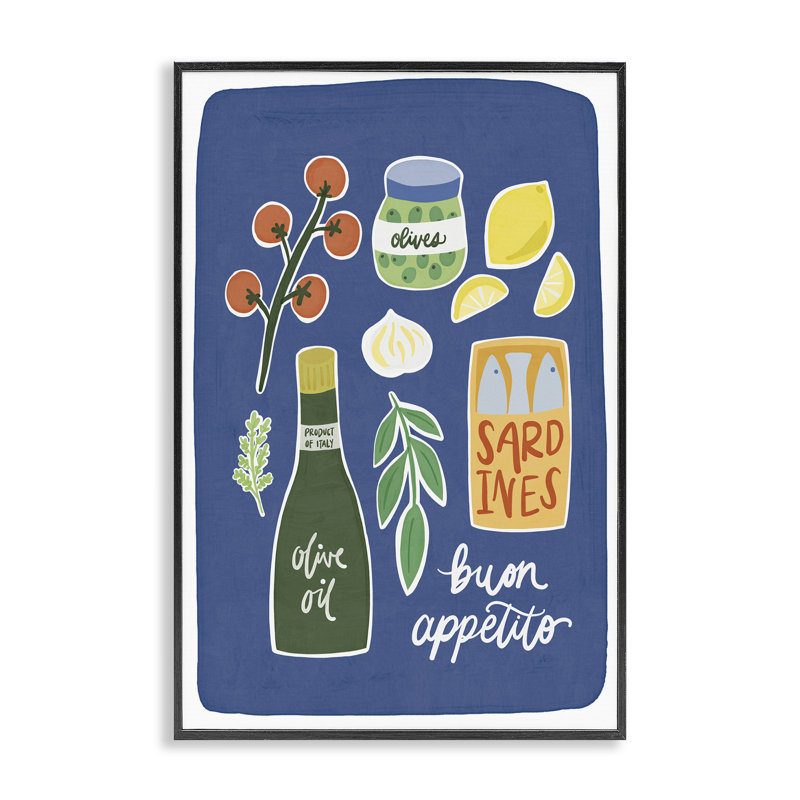 Giclée italienne encadrée, design par Amanda Houston, Giclée encadrée noir minuit, H 18 po x l 12 po