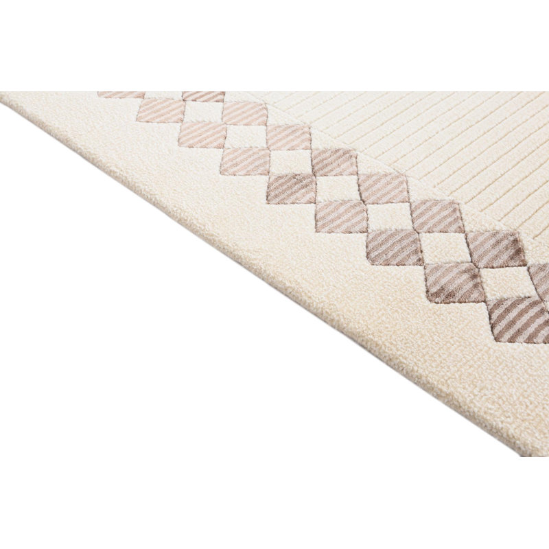 Tapis de couloir beige Judy
