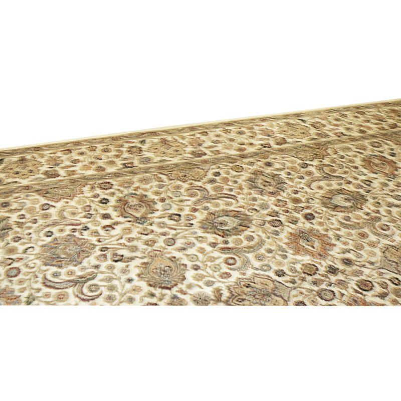 High-Quality Hand-Knotted Gold Area Rug