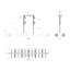 Luminaire suspendu linéaire 10 lumières Cosmos-1494410095