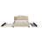 Upholstered Platform Bed With Wingback Headboard-1654800586