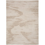 Laurene Abstract Area Rug in Taupe/Ivory