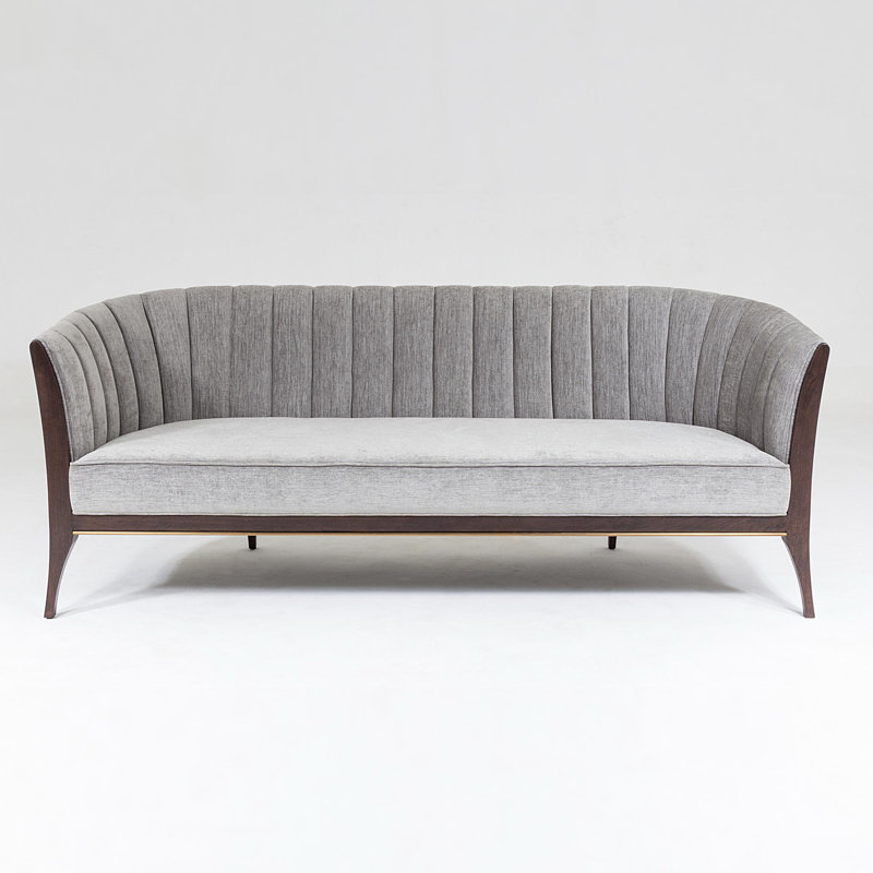Channel Back Sofa-Silversmith, Silversmith