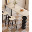 Table de bar de luxe à pieds sphériques en pierre frittée-191004722
