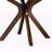 Nella 7-Piece Contemporary Style Brown Finish Dining Set, 29.7" H X 44.6" W X 44.6" D-734223449-734223448-734223461