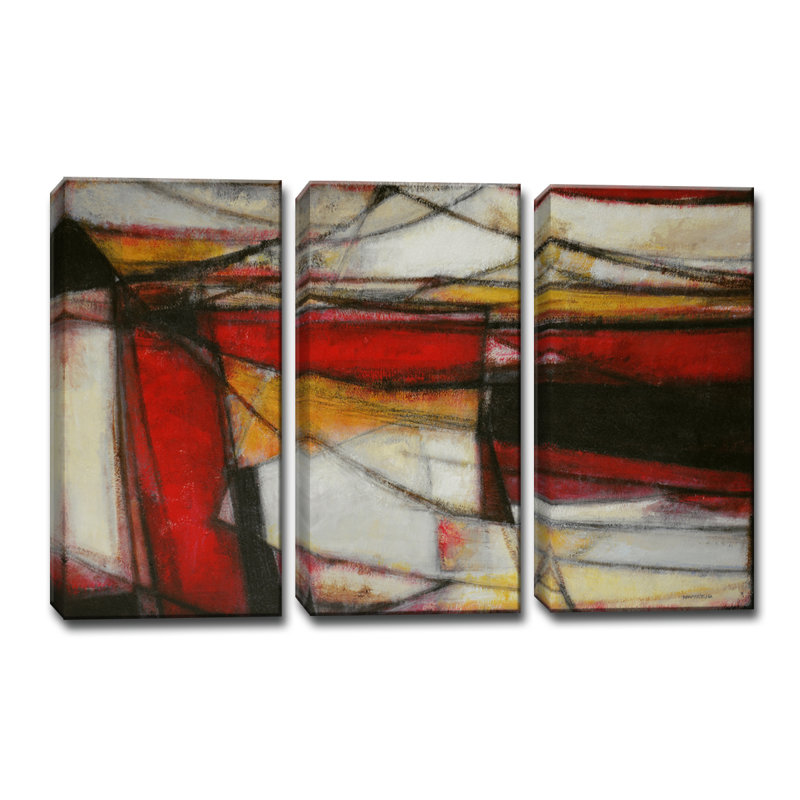 « reactivation », ensemble de 3 reproductions d’art sur toiles tendues, H 40 po x l 20 po x P 1,5 po
