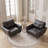 Corvo Faux Leather Armchair-1673942195