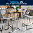 Marrel Round Wood Cocktail Table with Columns-11792482-92296668-92296669