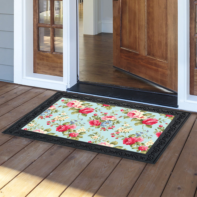 Spring Floral Doormat