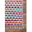 Tapis bleu / crème / multicolore en chiffon fabriqué à la main par Christiansen-1787851518
